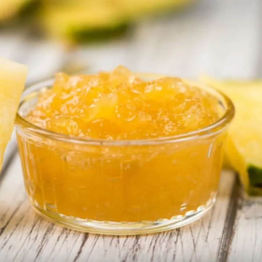 chảo sên mứt dứa