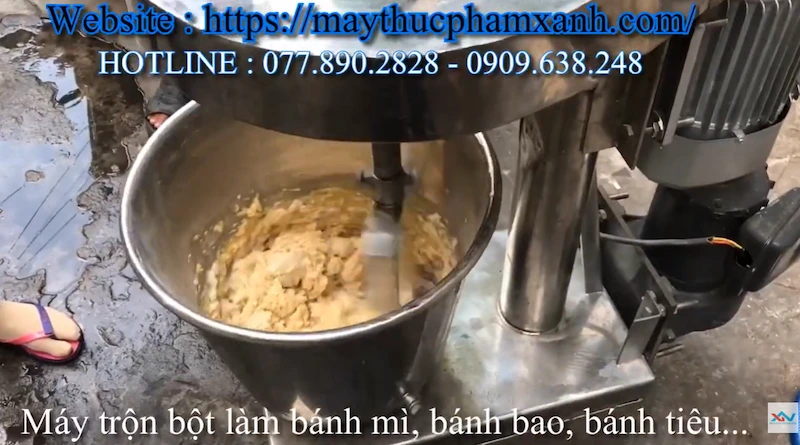 cấu tạo máy trộn bột