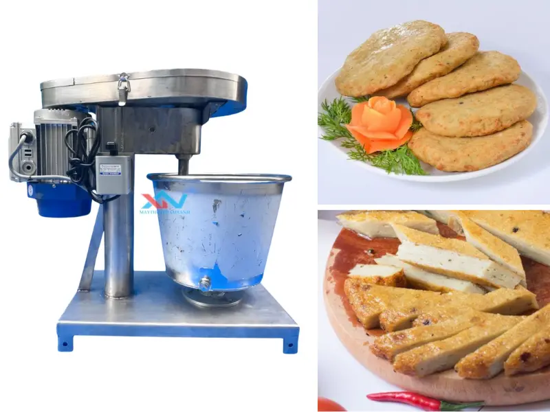 Máy Thực Phẩm Xanh - Đơn vị cung cấp máy quết chả cá giá tốt