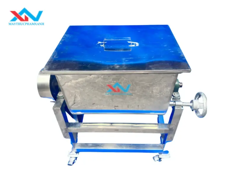 máy trộn thịt nằm ngang có trộn được bột không