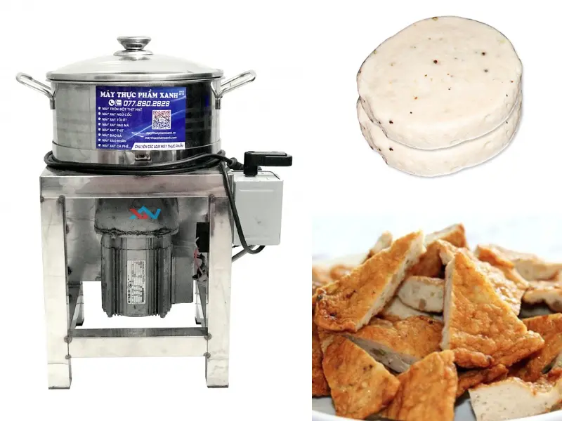 Máy quết chả cá thác lác mini 1kg