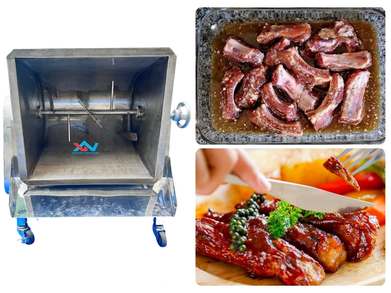 Tại sao máy trộn sườn công nghiệp là "trợ thủ" đắc lực?