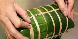 cách-gói-giò-lụa-miền-Bắc