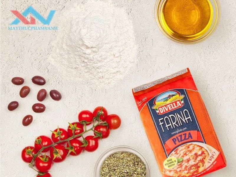 bột làm bánh pizza