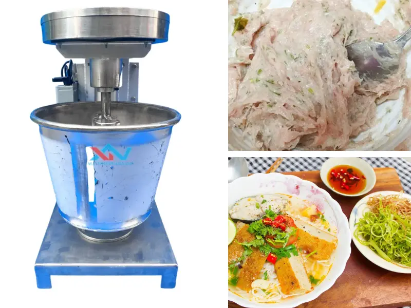 máy quết chả cá Phú Quốc