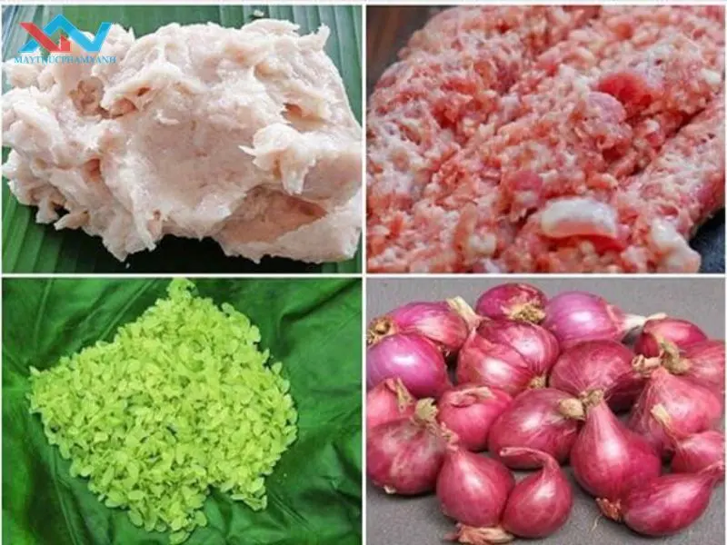 Nguyên liệu làm chả cốm đúng chuẩn