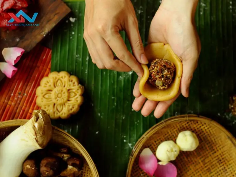 cách làm bánh trung thu không lò nướng