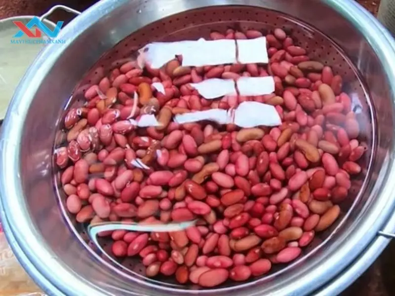 cách sên nhân đậu đỏ bánh trung thu