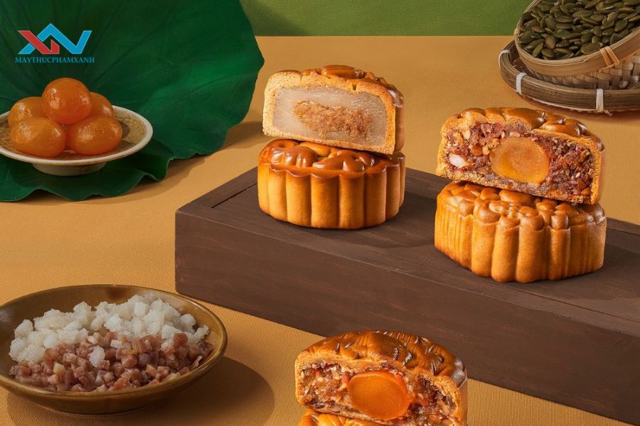 Cách Làm Bánh Trung Thu Nhân Thập Cẩm Trứng Muối