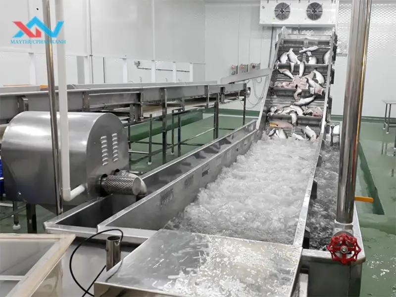 dây chuyền sản xuất chả cá