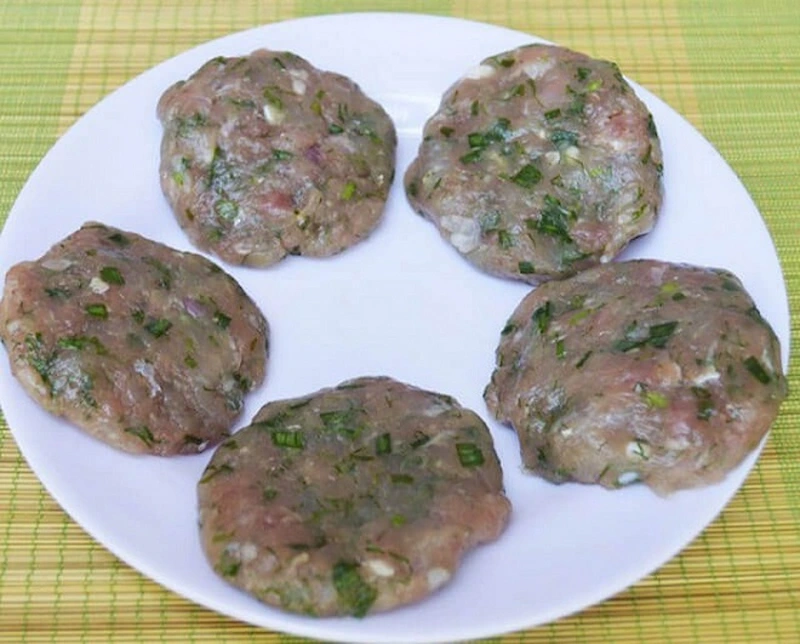 cách làm chả thịt băm
