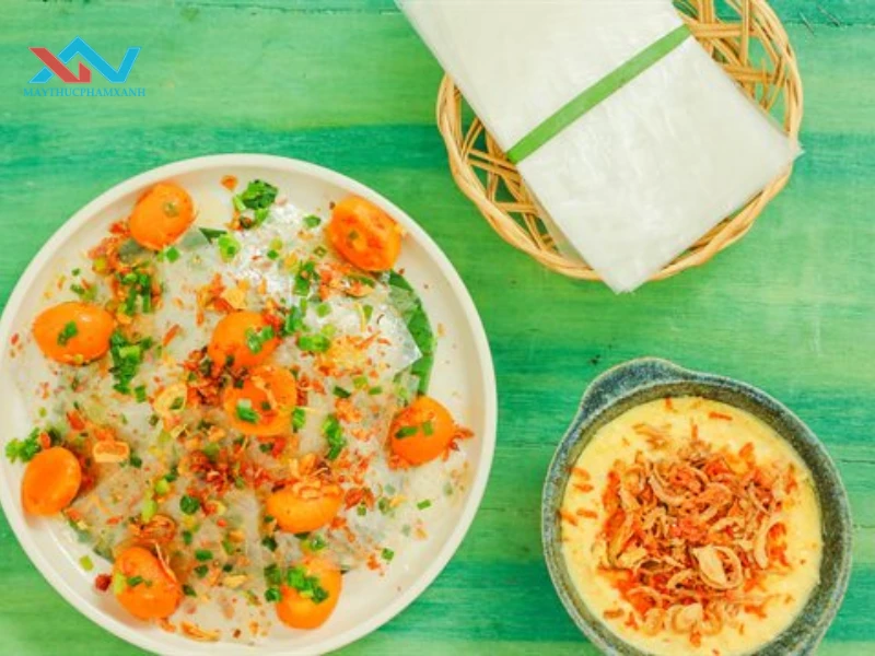 Quy trình cách làm bánh tráng trộn trứng muối chuyên nghiệp  Quy trình cách làm bánh tráng trộn trứng muối chuyên nghiệp