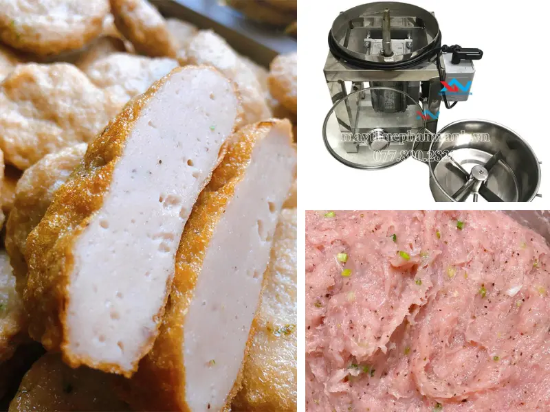 Máy Thực Phẩm Xanh - Đơn vị cung cấp máy quết chả cá giá tốt