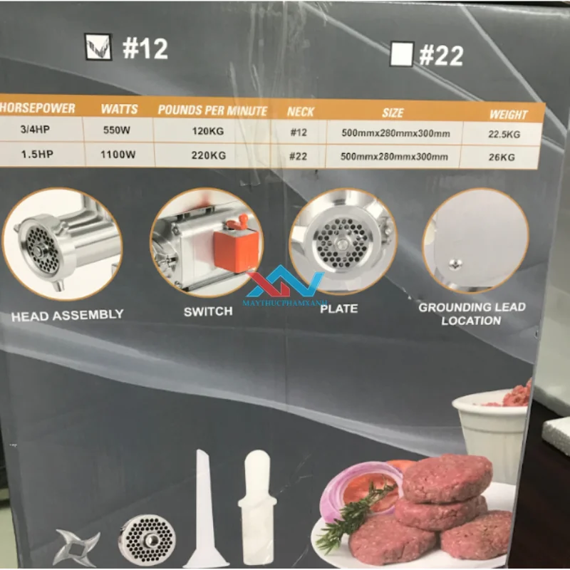 Máy xay thịt Royoung's 12