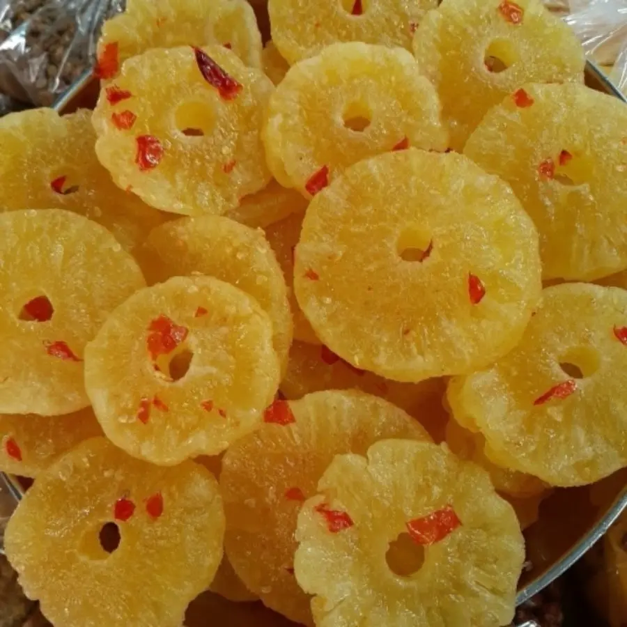 chảo sên mứt dứa
