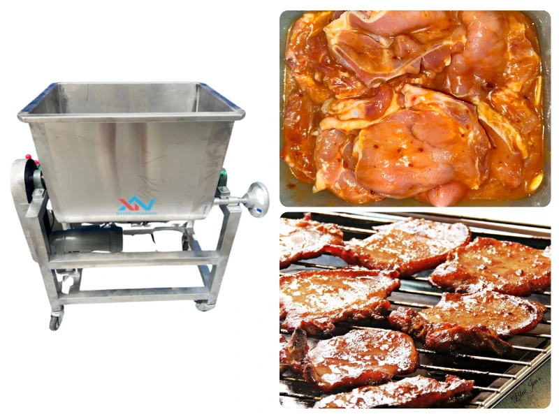 Giải pháp ướp sườn số lượng lớn cho hộ kinh doanh