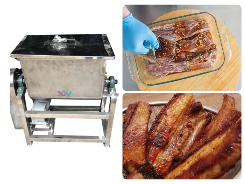 Tại sao nên sử dụng máy trộn sườn của Máy Thực Phẩm Xanh?