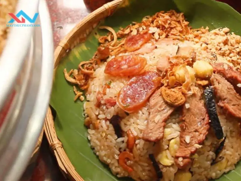 cách nấu xôi mặn của người hoa