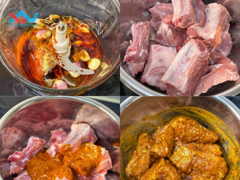 cách ướp sườn nướng không bị khô