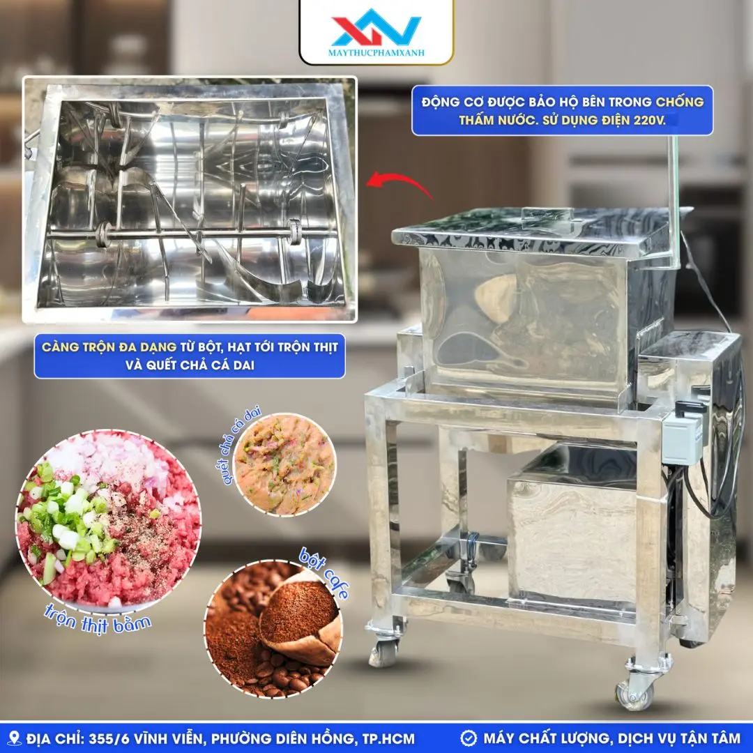 Ứng dụng đa dạng của máy trộn nhân bánh trung thu