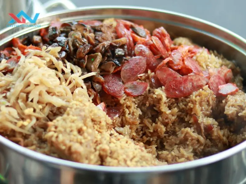 Trộn xôi và hoàn thiện