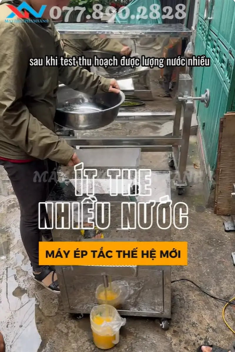 máy ép tắc tiệm hồng trà