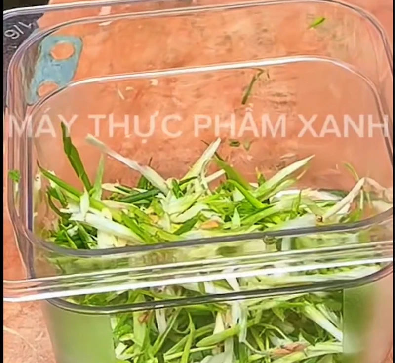 Máy chẻ hành lá rau củ S01