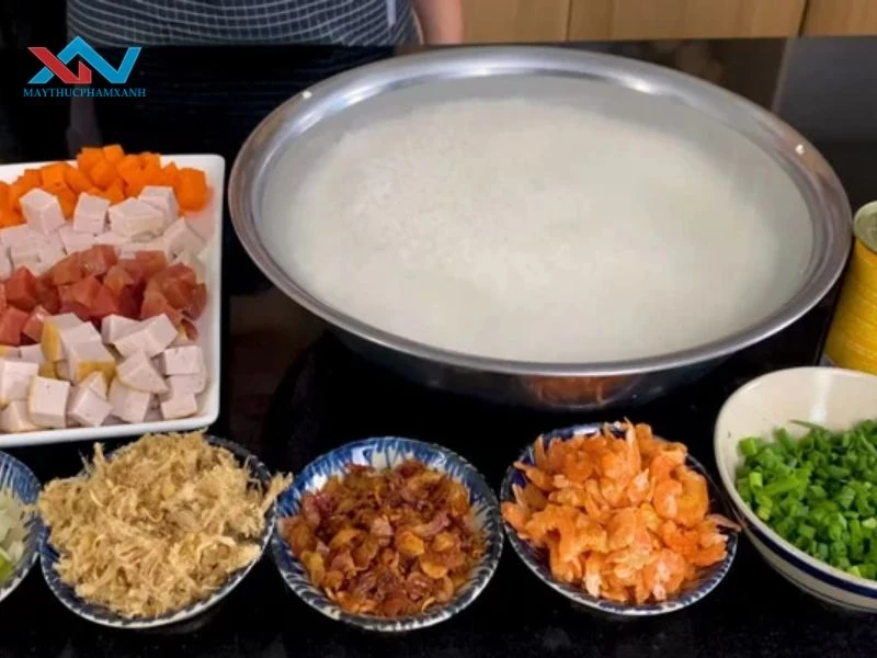 cách nấu xôi mặn của người hoa