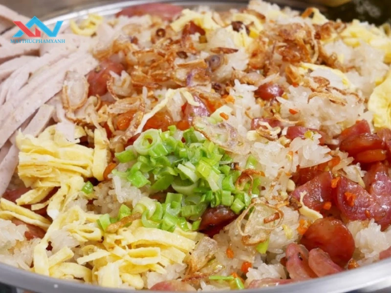 cách nấu xôi mặn