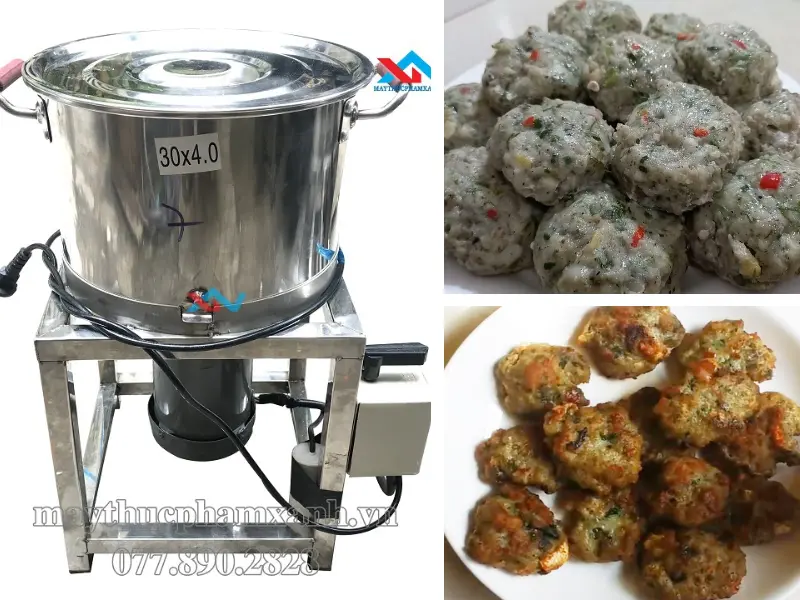 Máy quết chả cá thác lác 3kg