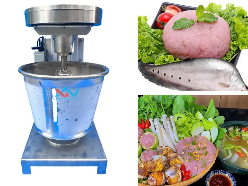 Máy Thực Phẩm Xanh - Nơi cung cấp máy quết chả cá uy tín