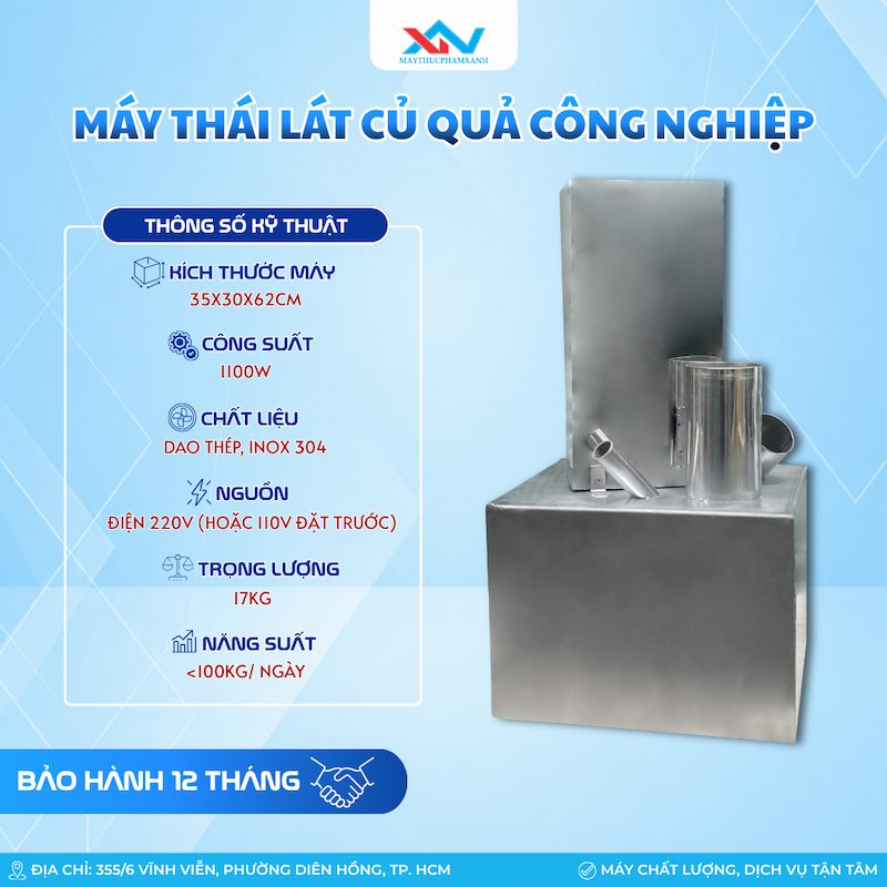 Máy Thái Rau Củ Quả (Xéo/Tròn)