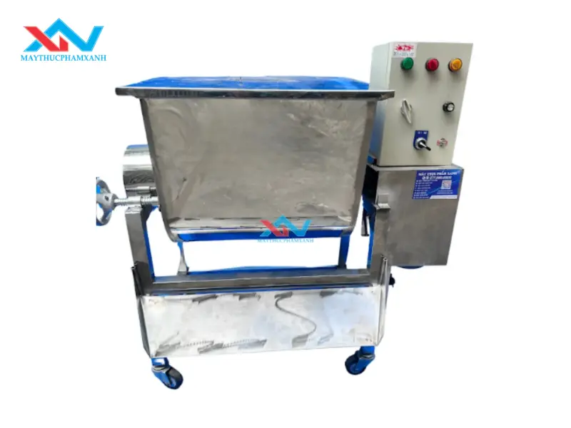 máy trộn thịt nằm ngang