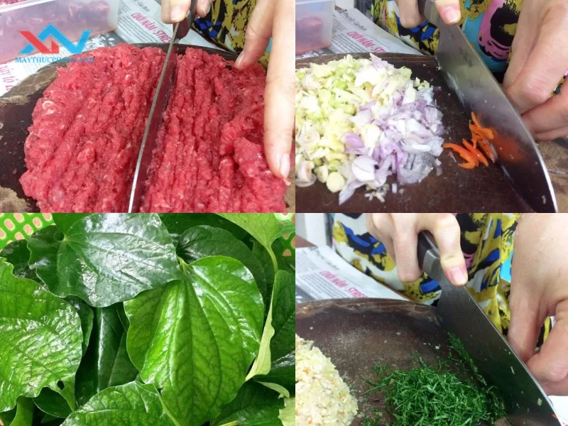 Sơ chế nguyên liệu là bước quan trọng không thể bỏ qua