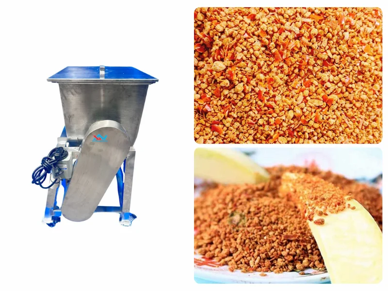 máy trộn muối tôm máy trộn muối tôm