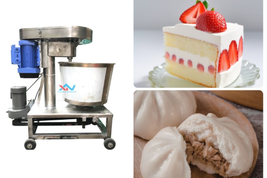 Máy Trộn Bột Cho Tiệm Bánh – Trộn Nhanh, Đều, Ra Bánh Chuẩn