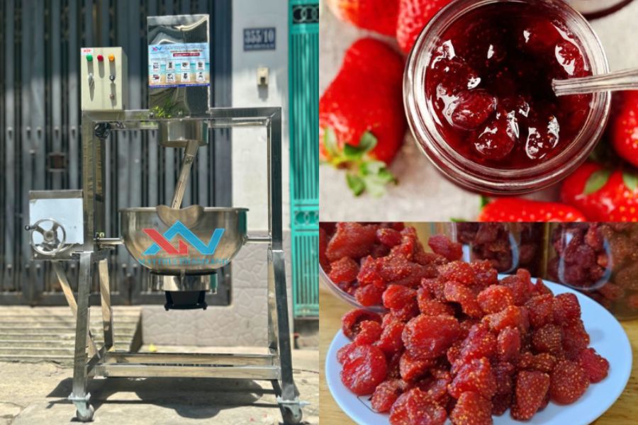 Top 3 Chảo Sên Mứt Dâu Công Nghiệp Tự Động