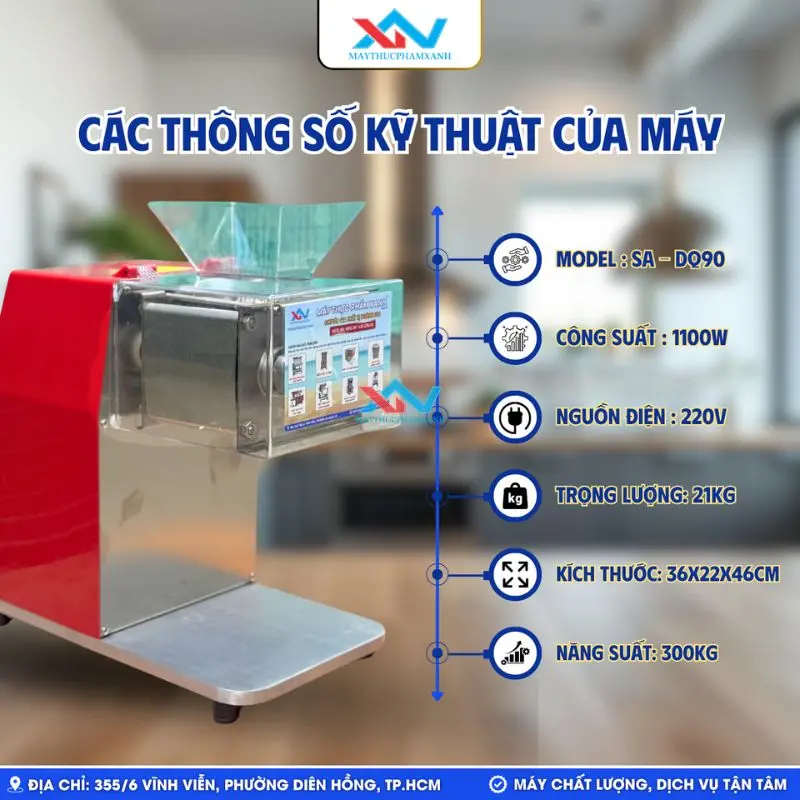 máy thái thịt dq90