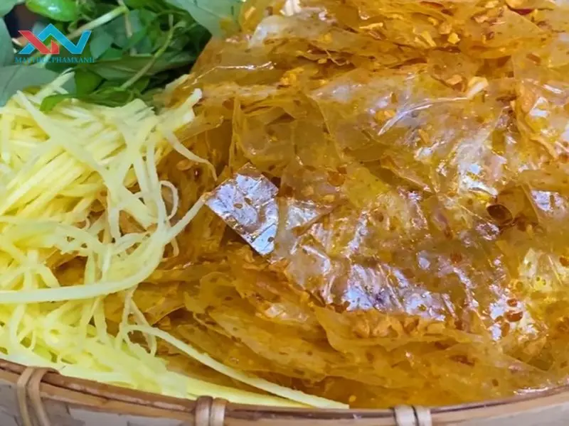 Công thức cách làm bánh tráng trộn sa tế tôm