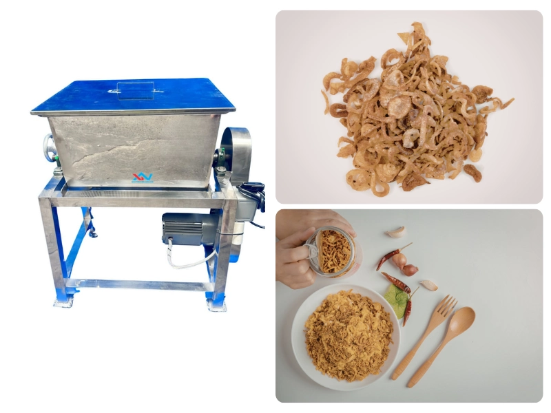 máy trộn hành phi