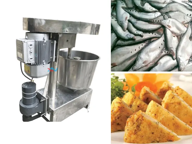 máy quết chả cá chợ Sặt Đồng Nai