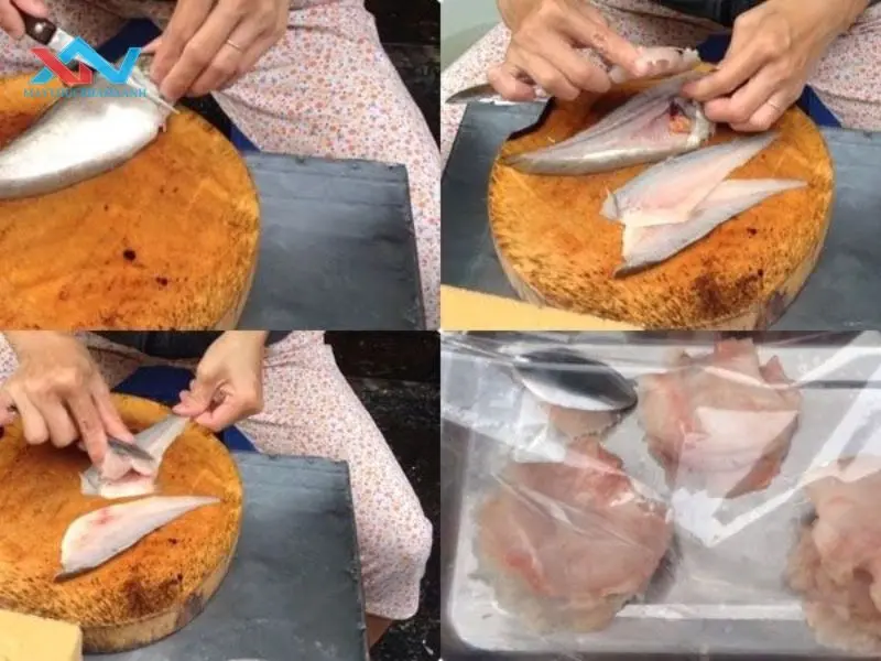 làm chả cá bằng cá đông lạnh