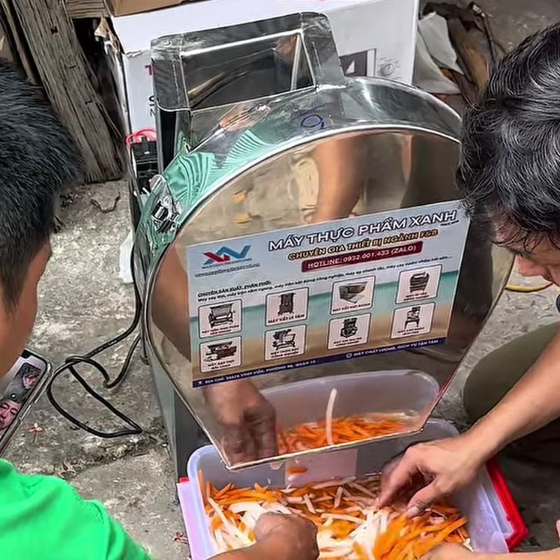 máy thái sợi rau củ quả