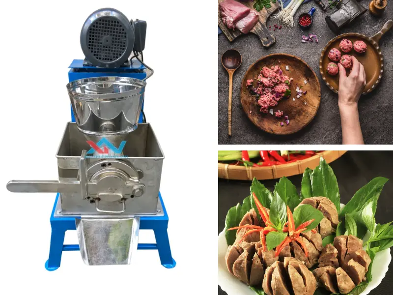 Máy quết bò viên công nghiệp