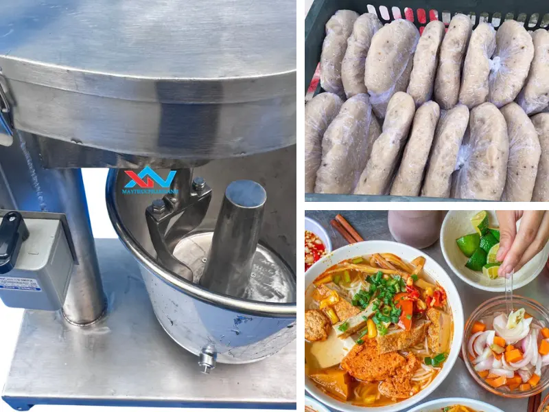 Máy Thực Phẩm Xanh - Đơn vị cung cấp máy quết chả cá giá tốt
