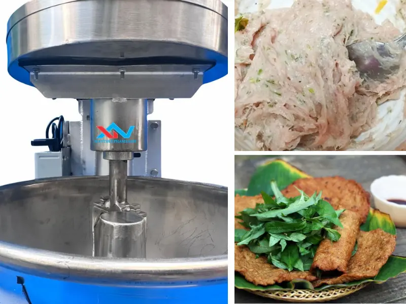 máy quết chả cá Quy Nhơn