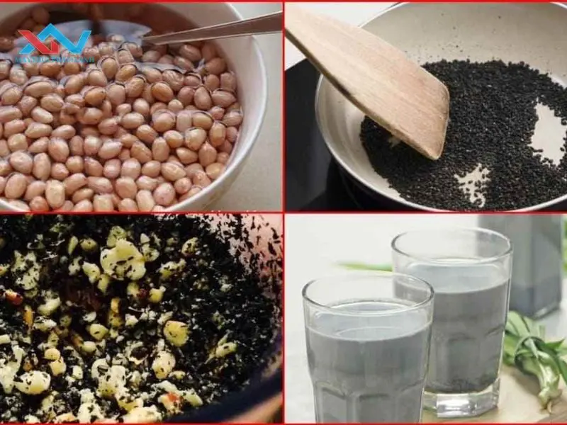 cách nấu sữa đậu nành mè đen