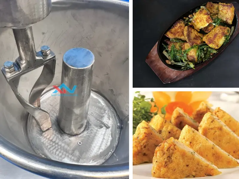 máy quết chả cá chợ đầu mối Thủ Đức