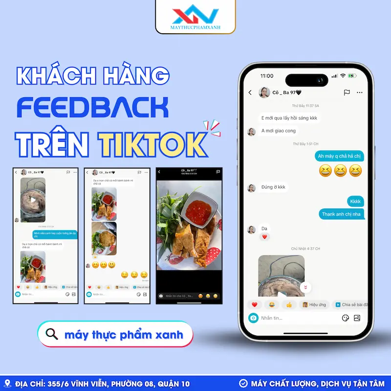 Feedback của khách hàng trên Tiktok