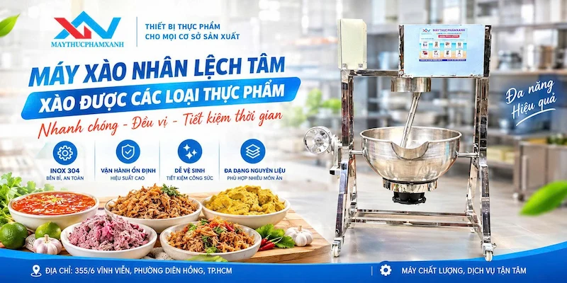 máy xào sườn non chay